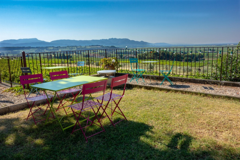 cairanne, provence, alpes, côte, azur, village, paysage, vigne, colline