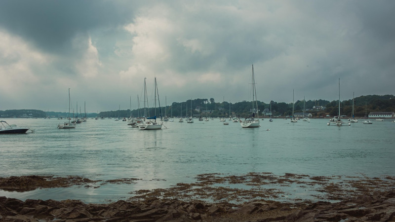voyage, vacances, bretagne, océan, mer, bateau, paysage, landscape, nature, ciel, nuage, orage, tourisme