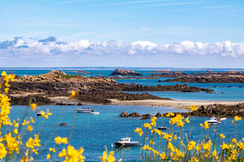 paysages des îles chausey.