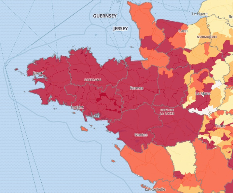 Sécheresse en Bretagne : tous les départements sont en alerte rouge actuellement, les impacts
