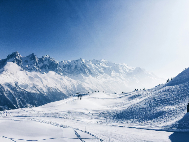 Chamonix mountains