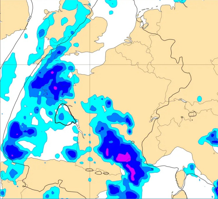 Carte radar pluie mercredi 7 octobre